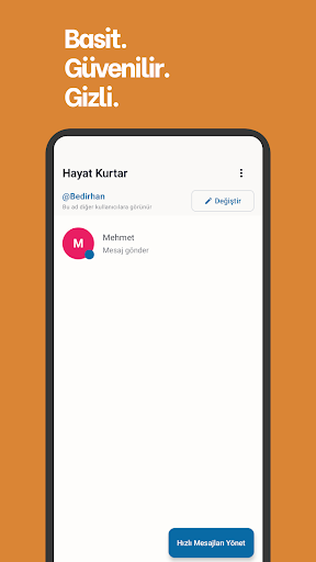 Deprem İnternetsiz - Mesh Chat ekran görüntüsü