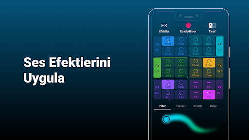 Groovepad - müzik oluşturucu ekran görüntüsü