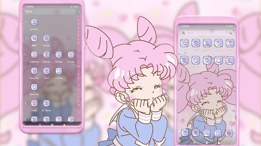 Kawaii Cute Girl Theme ekran görüntüsü