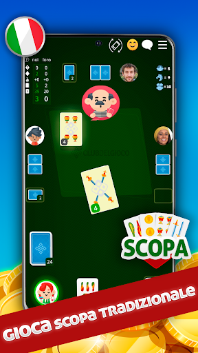 Scopa Online - Gioco di Carte ekran görüntüsü