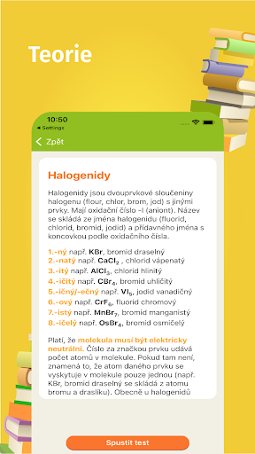 Chemie názvosloví a testy ekran görüntüsü