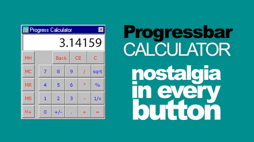 Progressbar Calculator - retro ekran görüntüsü