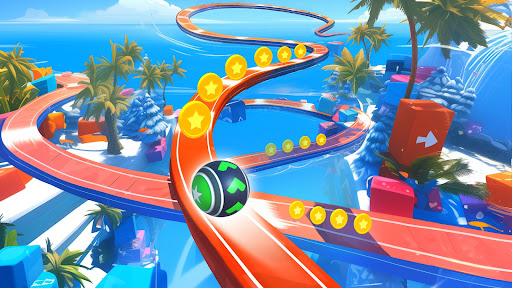 3D Super Rolling Ball Race ekran görüntüsü