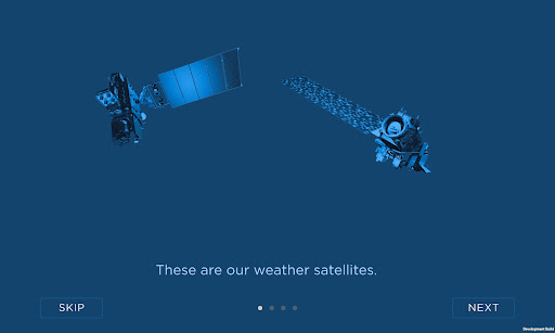 WeatherSats AR ekran görüntüsü