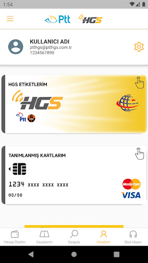 HGS - Hızlı Geçiş Sistemi ekran görüntüsü