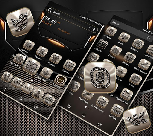 Metalic Launcher Theme ekran görüntüsü