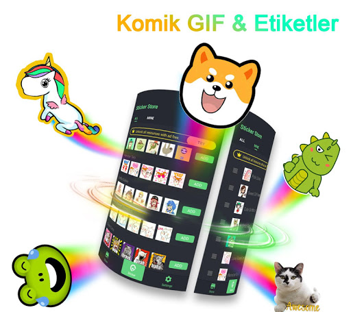 Emoji klavye- GIF, Çıkartmalar ekran görüntüsü