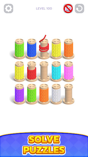 Rope Color Match 3D ekran görüntüsü