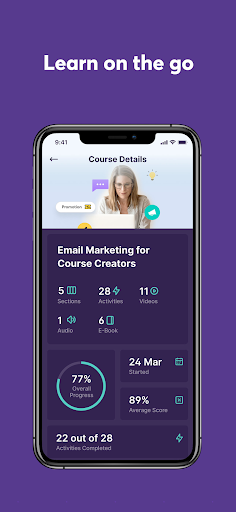Learnworlds Mobile App Builder ekran görüntüsü