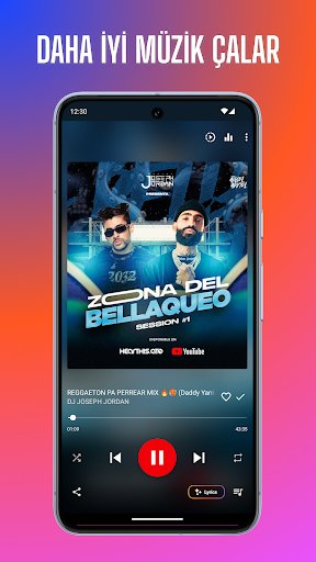 Müzik çalar ekran görüntüsü