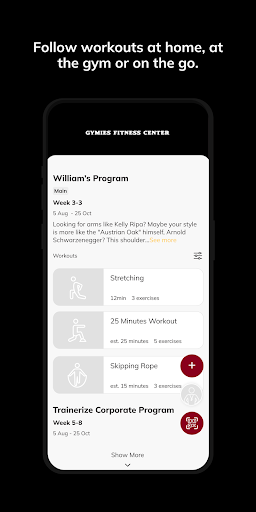 Gymies Fitness Center ekran görüntüsü