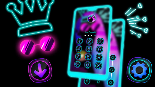 Dark Girly Launcher Theme ekran görüntüsü