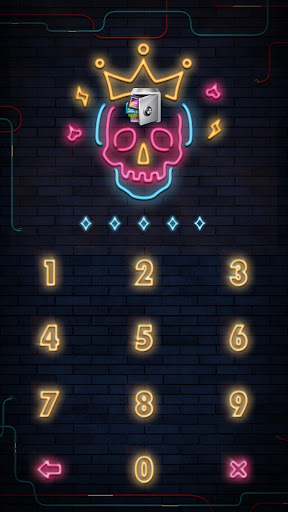 AppLock Live Theme Skull ekran görüntüsü
