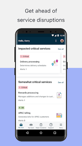 ServiceNow Agent ekran görüntüsü