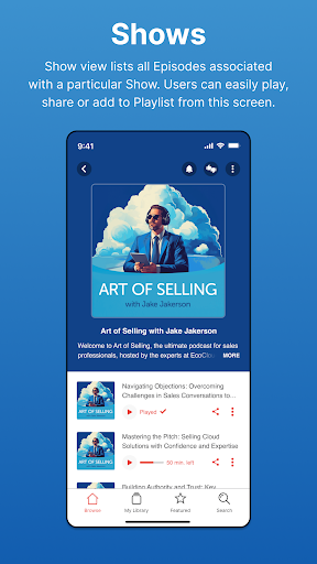 uStudio Enterprise Podcast ekran görüntüsü