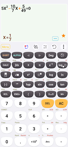 Real scientific Calculator 991 ekran görüntüsü