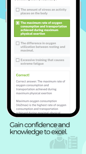 NASM Practice Test ekran görüntüsü