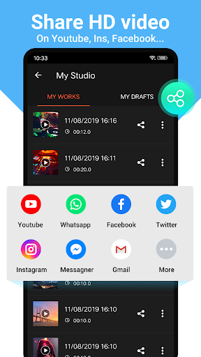 Müzik Fotoğraflı Video Yapıcı ekran görüntüsü