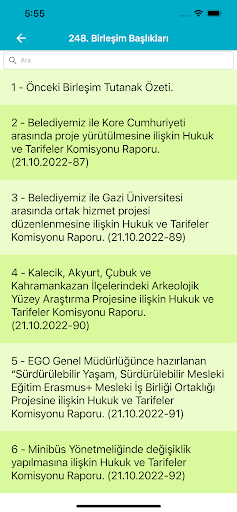 Meclis Gündemi ekran görüntüsü