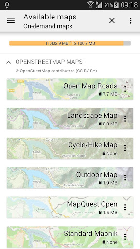 All-In-One Offline Maps ekran görüntüsü