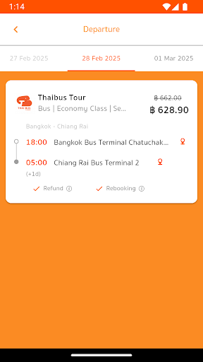 Thaibus Tour ekran görüntüsü