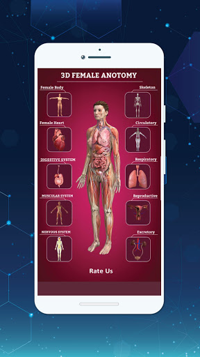 Complete 3D Female Anatomy ekran görüntüsü