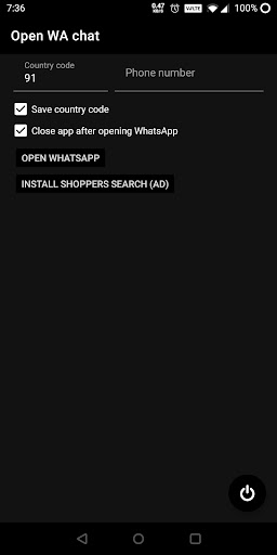 Open WA chat - Privacy app ekran görüntüsü