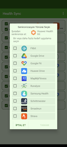 Health Sync ekran görüntüsü