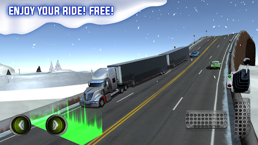 Ice Road Truck Parking Sim ekran görüntüsü