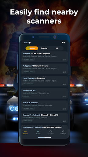 Police Scanner & Fire Radio ekran görüntüsü