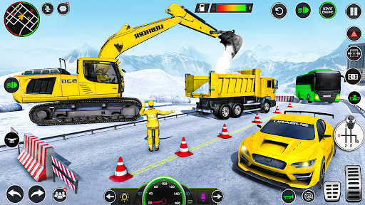 jcb ekskavatör- 3d kamyon oyun ekran görüntüsü