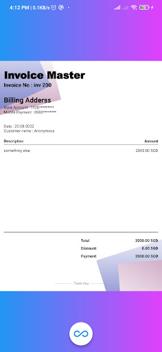 Invoice Master ekran görüntüsü