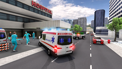 Ambulans Simülatörü Araba ekran görüntüsü