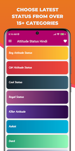 Hindi Attitude Status Shayari ekran görüntüsü