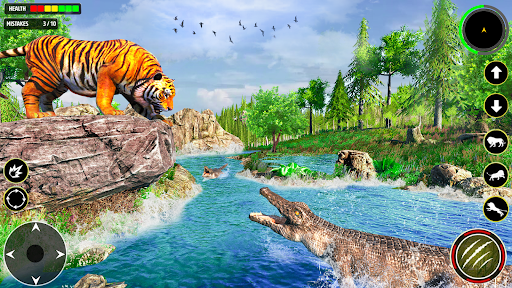 Tiger Game 3D Family Simulator ekran görüntüsü