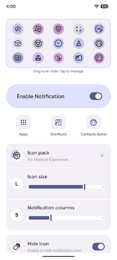 Notification Shortcuts ekran görüntüsü