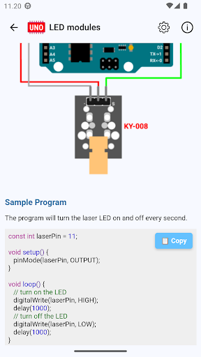 Arduino Modules ekran görüntüsü