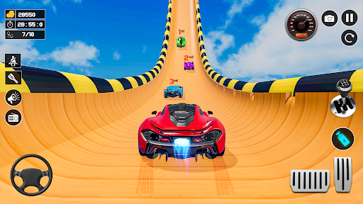 Mega Ramp: GT Stunts Car Games ekran görüntüsü