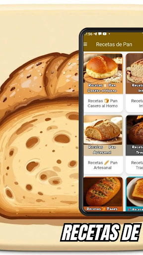 Recetas de Pan ekran görüntüsü