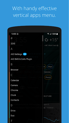 AIO Launcher ekran görüntüsü