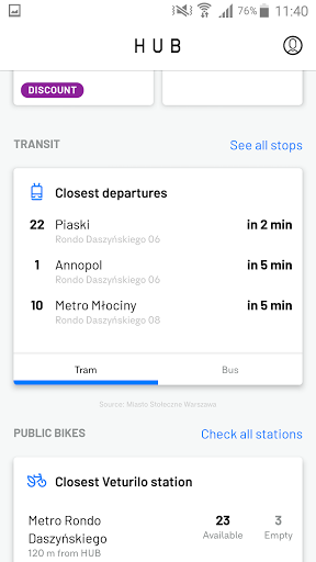 Warsaw Hub ekran görüntüsü