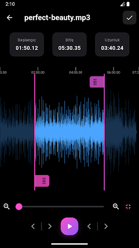 SOMIX MP3 Kesici Ses Birleştir ekran görüntüsü