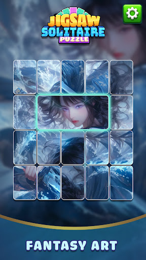 Jigsaw Solitaire Puzzle ekran görüntüsü