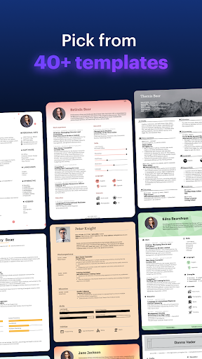 Kickresume: AI Resume Builder ekran görüntüsü