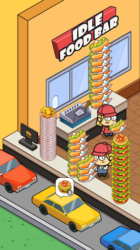 Idle Food Bar: Idle Games ekran görüntüsü