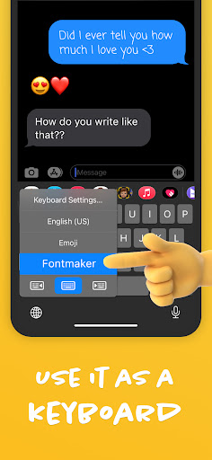 Fontmaker - Font Keyboard App ekran görüntüsü