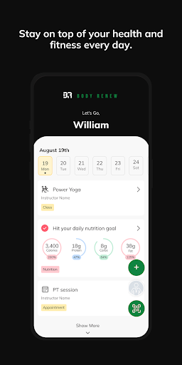 Body Renew Online ekran görüntüsü