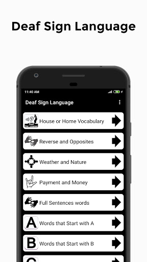 Deaf Sign Language ekran görüntüsü