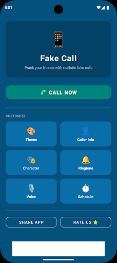 Fake Incoming Call Prank ekran görüntüsü