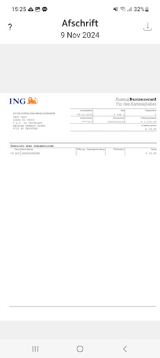 ING Commercial Card ekran görüntüsü